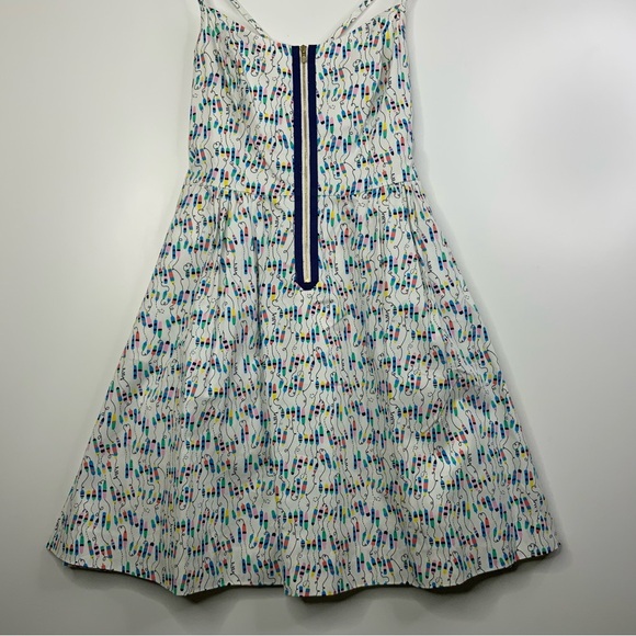 Lilly Pulitzer Coastal Beach Pool Party Strappy Zipper Sundress. Women’s Size 00 - Picture 3 of 9